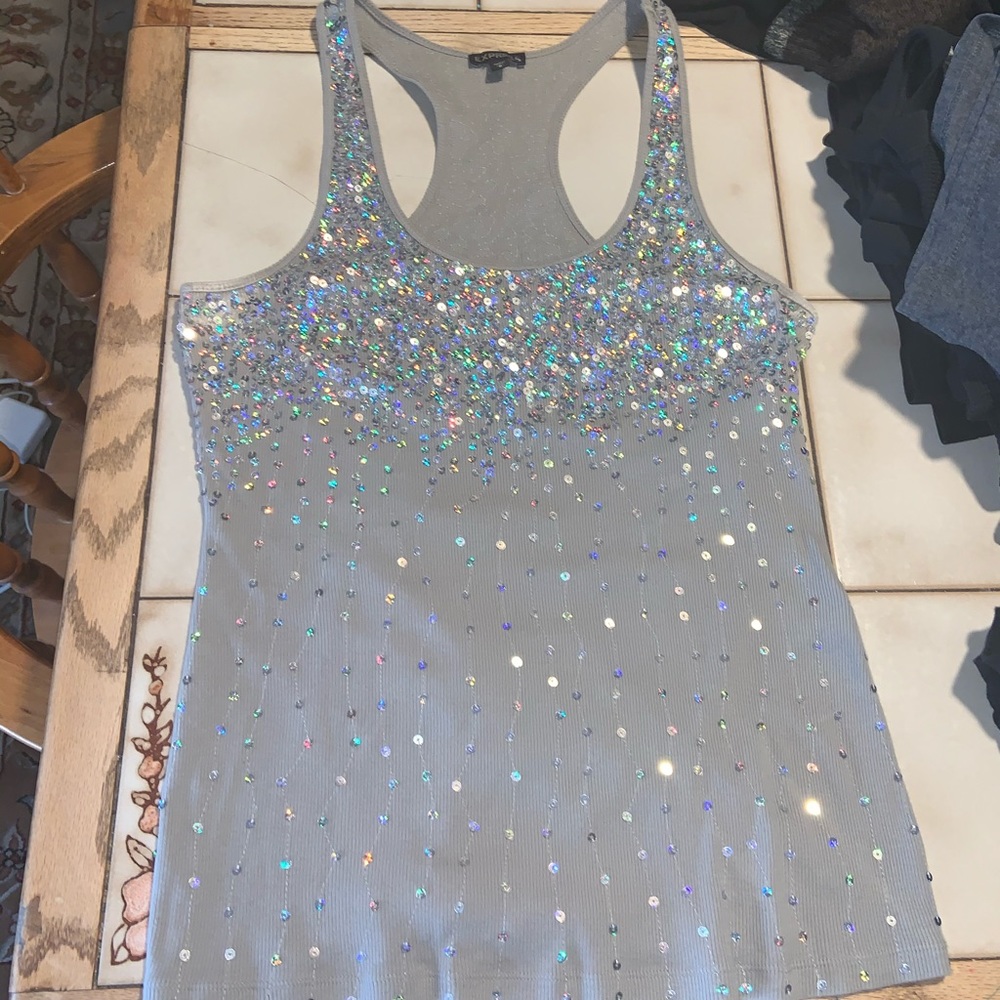 Women’s Sparkly Sequence Tank